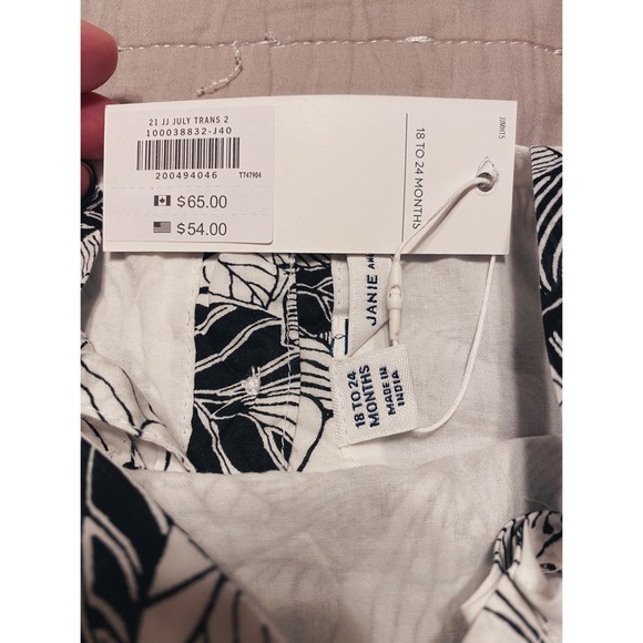 *NEW* Jane and Jack summer romper 🖤🤍 - Picture 2 of 4